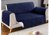 Ultrasonic Quilted Sofa Covers-Blue Color